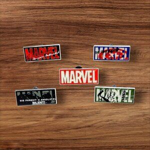 5 Marvel Avengers Disney Parks Trading Pins, Plus 2 Bonus Pins